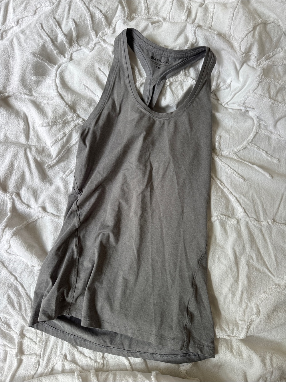 Athleta Charcoal Grey Racerback Tank